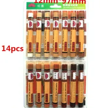 14 цветов/лот мебель мелок дерево ремонт воск для мебели ремонтный воск наполнитель ремонт карандаш