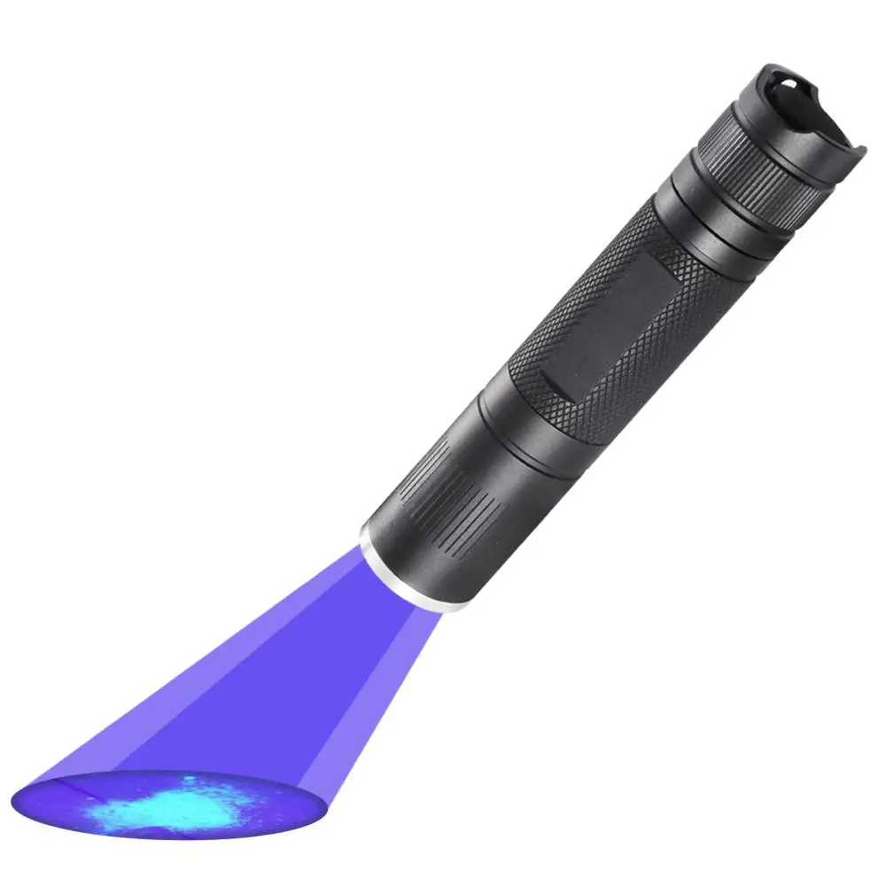 Led ультрафиолетовый фонарик свет УФ-лампа Blacklight УФ лампы 18650 батарея для маркер проверки обнаружения