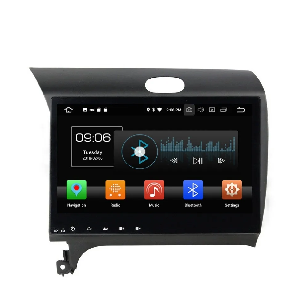 Perfect 10.1" Android 8.0 Octa Core Car DVD Player for Kia Cerato K3 Forte 2013 4GB RAM Car Radio GPS WIFI Bluetooth USB DVR 32GB ROM 2
