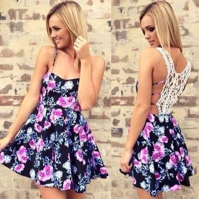 Бесплатная доставка 2016 летом новые женские свободного покроя платье сексуальные