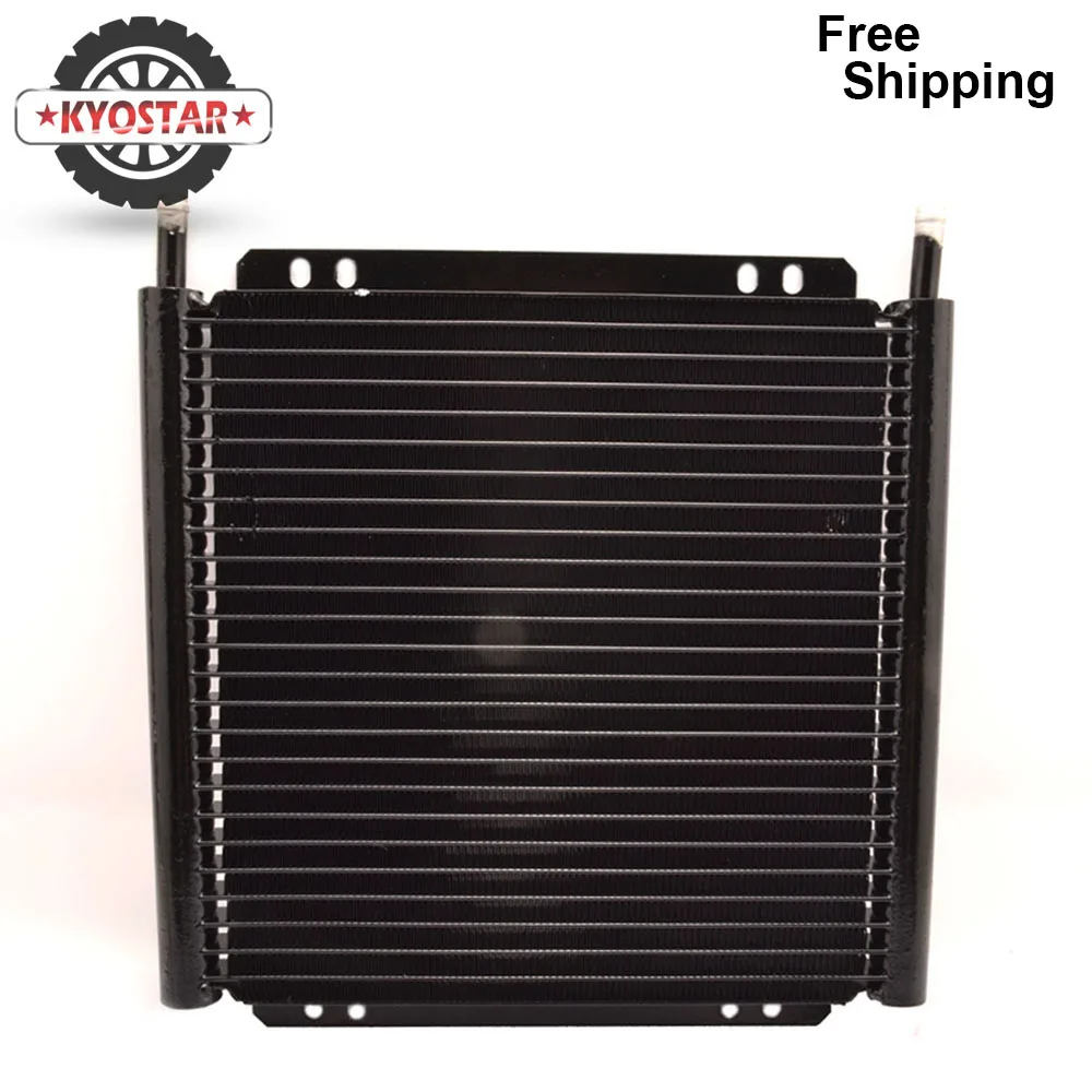 new transmission oil car cooler 25 Row Engine Oil cooler Kit Aluminum