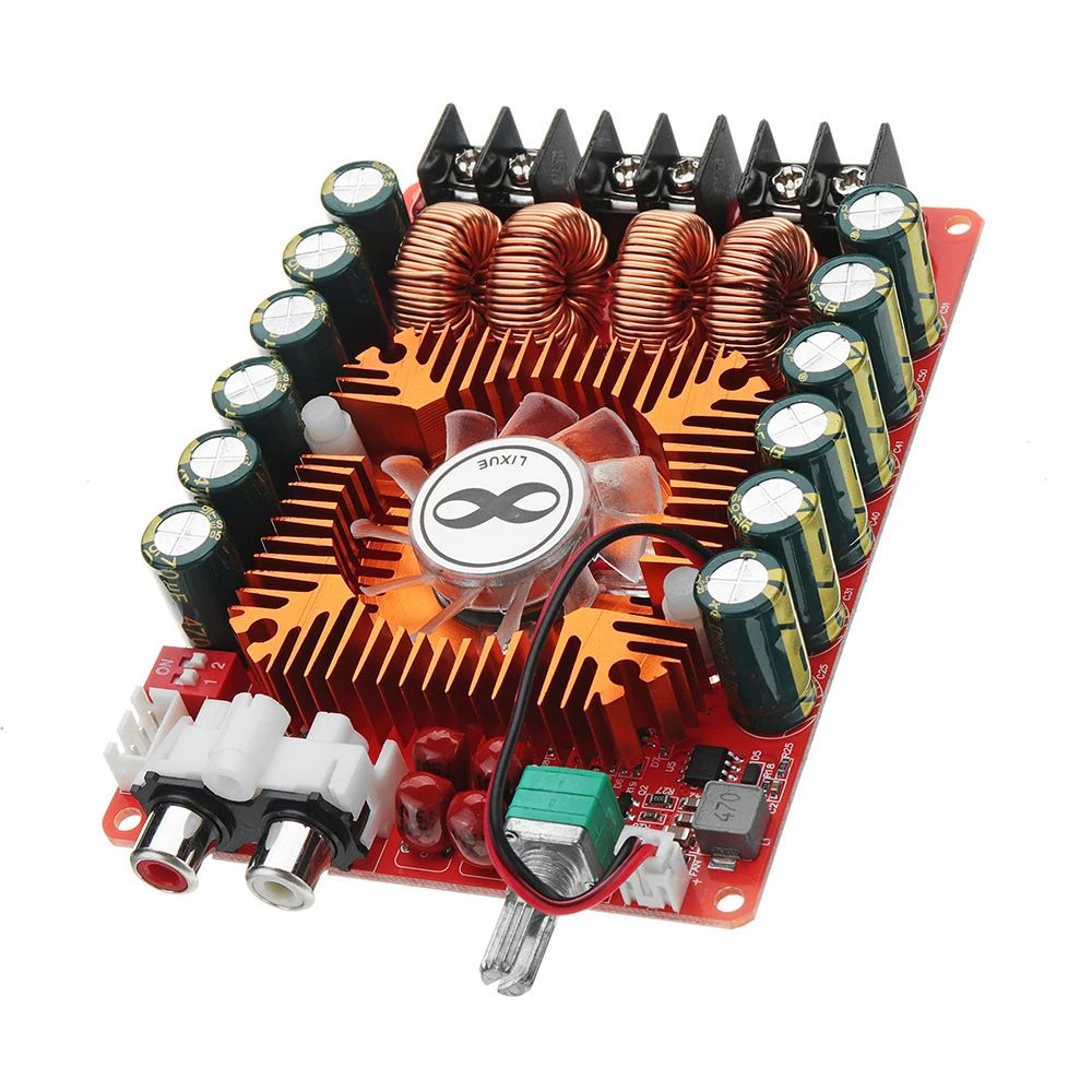 

Power Amplifier Board High TDA7498E DC 15V To 36V 2X160W 8A High Power Digital Amplifier Board