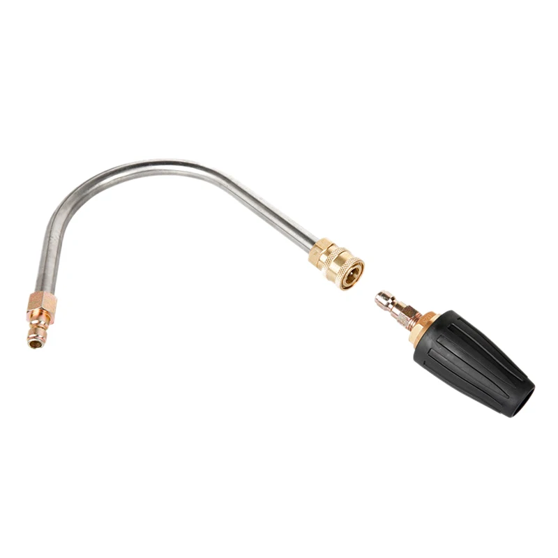 

High Pressure Washer Accessories Kit: Gutter Cleaning Accessories + Rotary Turbine Power Nozzles