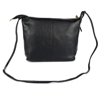 

Women Durable PU Leather Messenger Bag Small Mini Lady Handbag Fashion Body Crossbody Bag 20*7*16CM-WT