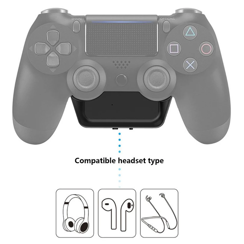 Barnlig en kop systematisk Wireless Adapter Ps4 Aux Audio Receiver Audio Adapter For Playstation 4  Dualshock 4 Transmiter Headphone Dongle Game Accessories - Accessories -  AliExpress