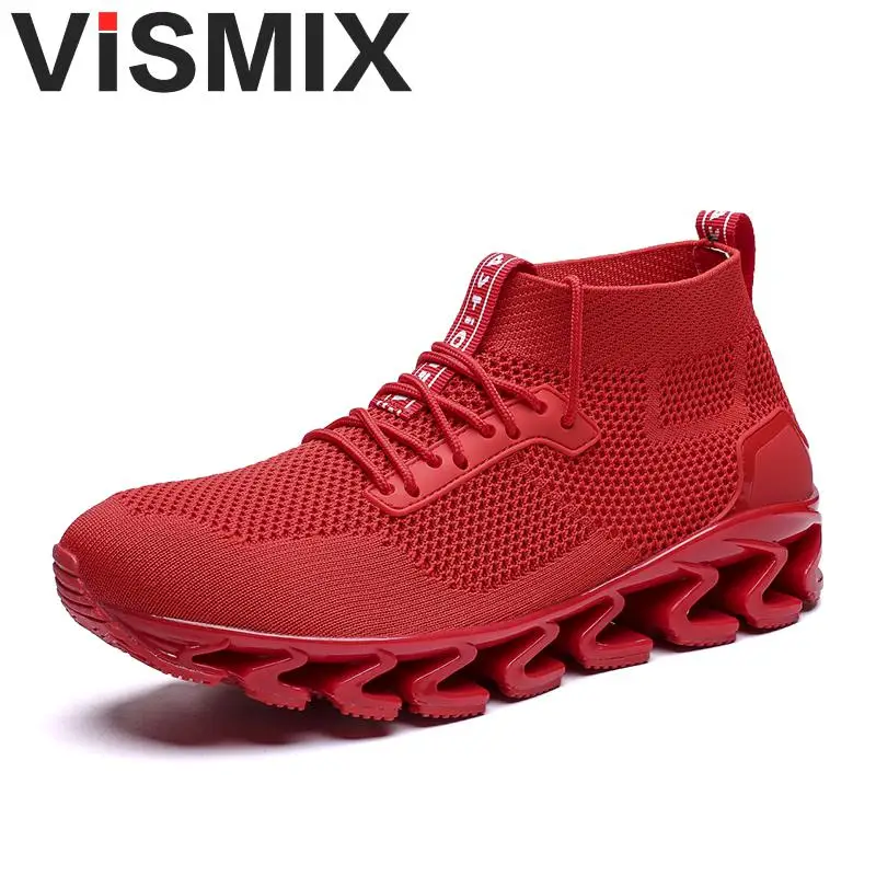 

Hot 2019 Fashion Casual Shoes For Men Breathable Spring Blade Camping Shoes Men Sneakers Bounce Summer Outdoor Flats Shoes