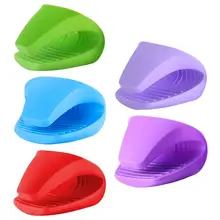 Silic Органайзер изолированный тепловой горшок зажимы для микроволновой печи перчатки горячая пластина клип анти-ожогов утолщаются