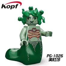 Single Sale Super Heroes Medusa Gingerbread Man Inhumans Royal Family Bricks Building Blocks Collection Toys for
