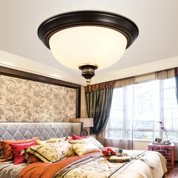

Modern Ceiling Lights Retro Glass Ceiling Lamp Circular Kitchen Ceiling Suspension Hotel Fixtures Bedroom Corridor Balcony ART