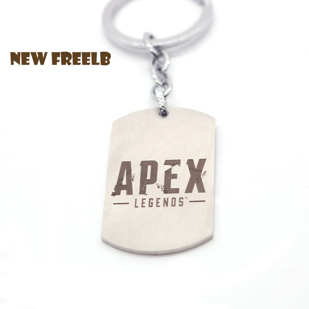 Новинка FPS игра APEX Legends брелки собака бирка из нержавеющей стали кулон брелок украшение, прекрасный подарок для женщин и мужчин фанатов геймеров
