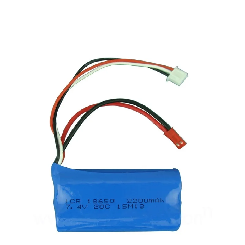 

7.4 V 2200 mah li-po lipo battery for DH9053 9101 f45 9118 rc Helicopter parts 20C 18650 Toy Battery