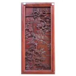 Дуньянская резьба по дереву налет висячий бутик крест шкентель экрана китайское классическое оформление Бирма груша дракон