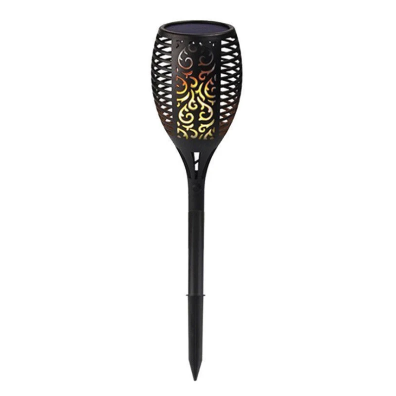 Paisagem ao ar Decoração do Jardim 96led Chama Bruxuleante Luz Solar à Prova d' Água Luz da Tocha Solar Jardim Lâmpada Livre Gramado Luz 8 Lâmpadas solares