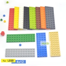 Совместимы с лего штук 4x12 пластин детские пластиковые игрушки блоки части кубики Moc Star City классические творческие игрушки 20 шт./лот