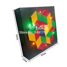 Спасательная комната цвет микс головоломка prop перемещение 7 цветов деревянная доска на правое зелье игра-спасательная камера