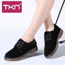 Г. весенние женские туфли на плоской подошве из замши на шнуровке, женская повседневная обувь женская обувь мокасины, оксфорды для женщин 1703