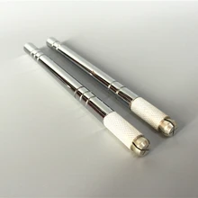 2 шт. ручная ручка Перманентный макияж бровей ручка микроблейдинг машина татуировки