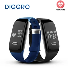 Diggro H3 смарт-браслет сердечного ритма Bluetooth 4,0 Калорий, Шагомер трекер сна Smartwatch для IOS и Android Smart Band