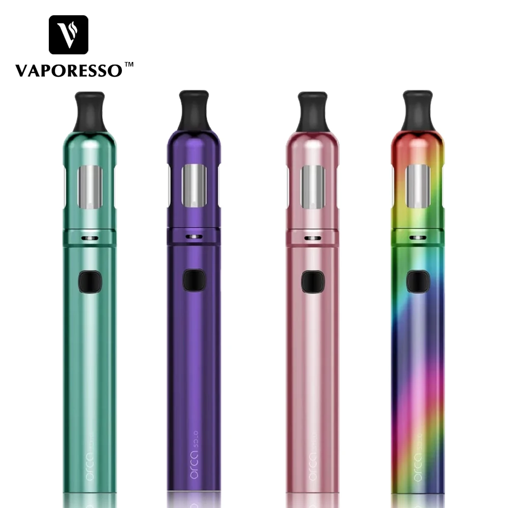 

Original Vaporesso Orca Solo Starter Kit 1.5ml Vape Tank Top Filling System 800mah Mod For High Nicotine Liquid Vaping Vaporizer