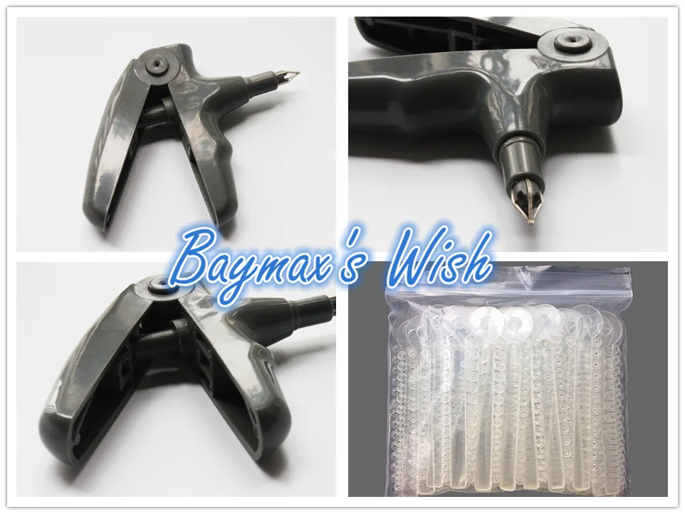 

1* Dental Orthodontic Products Ligature Gun Dispenser & 1040 Orthodontic 1 PACK Ligature Transparent Ties Kit