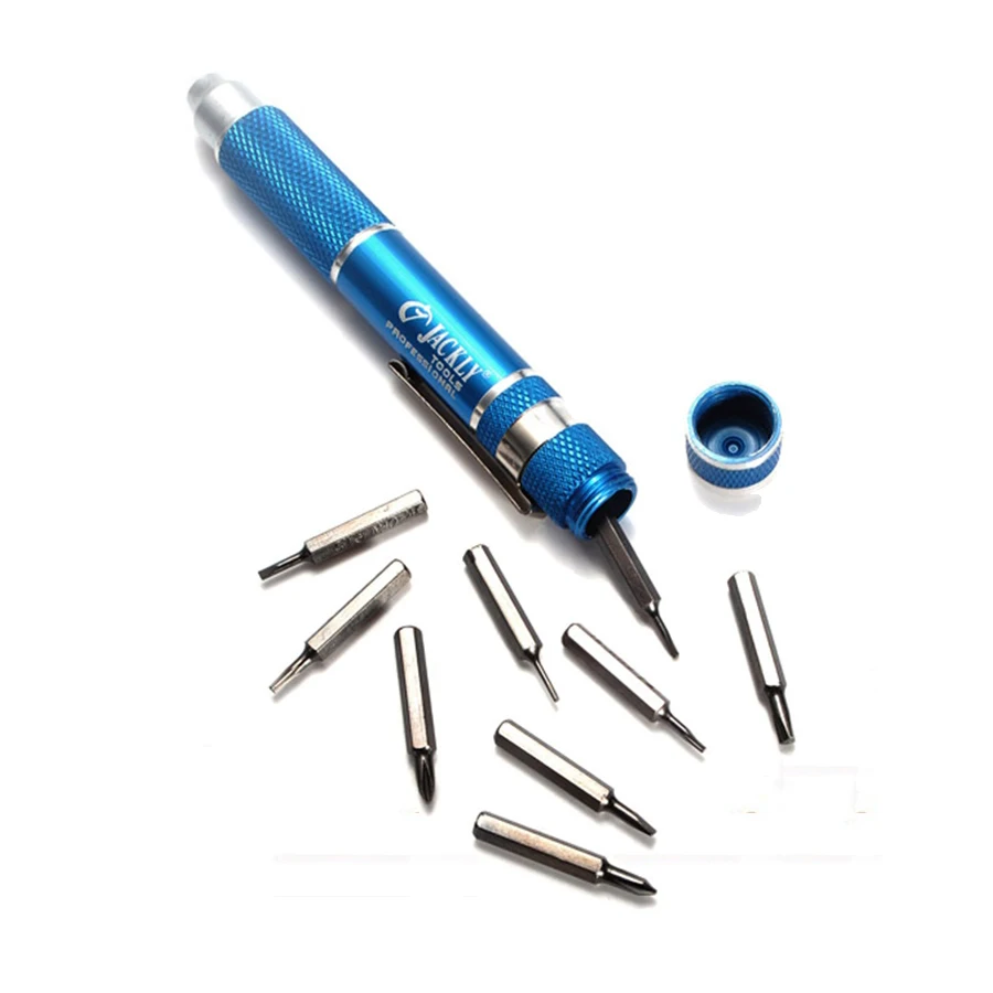 

Magnetic screwdriver set with Screw driver torx bits slotted phillips hex T3 T4 T5 T6 electric mobile Repair Tool JK-8809B