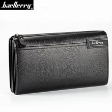 Baellerry Men Clutch Bag With Card Holder Fashion Long Zipper Men Wallets Coin Pocket Casual Business Male Clutch Phone Purse