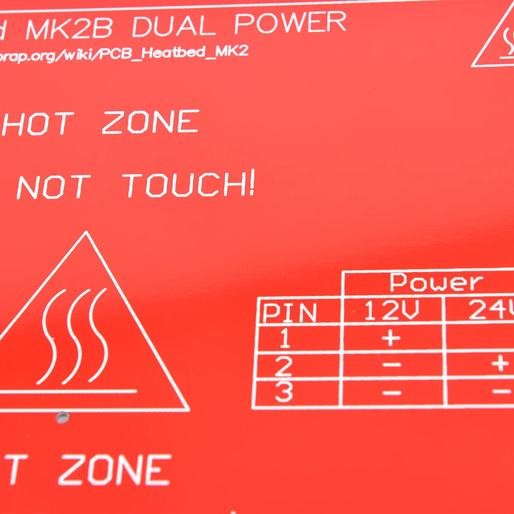 Струйное Высокое качество Красный 3D-принтеры плата печатного стола MK2B с подогревом кровать с мультфильмами горячая пластина для Prusa и Mendel MK2A