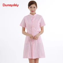 Модные женские медицинские халаты качество доктор униформа для медсестер уход скраб комбинезоны короткий рукав Pharmist Спецодежда