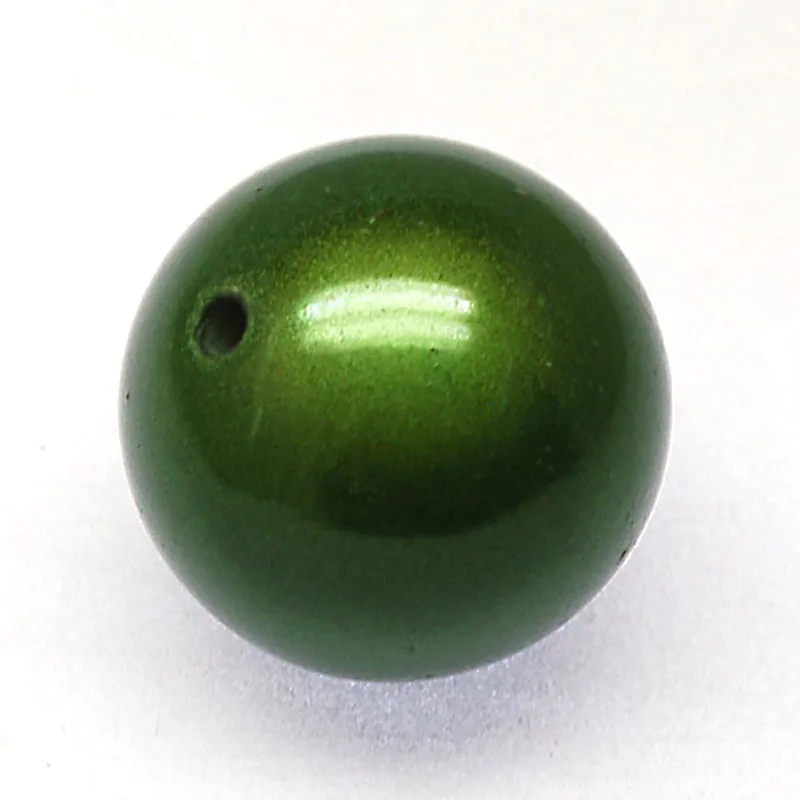 Чудо Бусины Perles Magiques Акриловые Свободные Бусины 30 мм круглые spacer Magic Perles для DIY ювелирных браслет решений - Цвет: Green