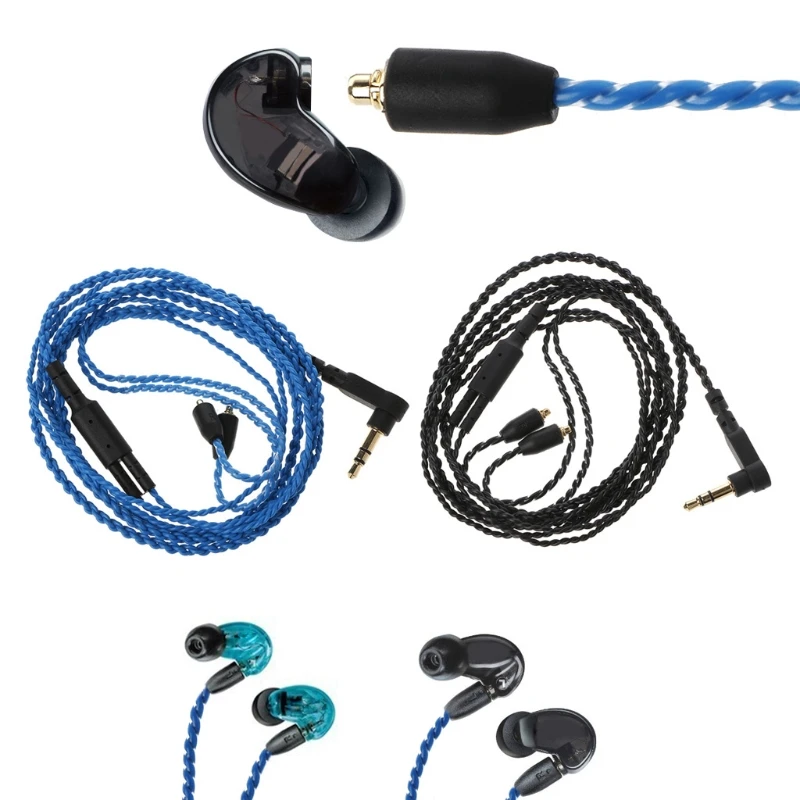 MMCX витой кабель Twistedwire Для Shure SE215 SE315 SE535 SE846 наушники кабели для наушников шнур