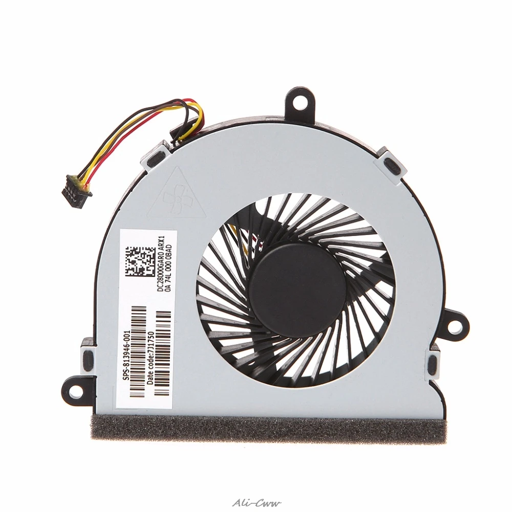 DC 5 V 0.26A مبرد كمبيوتر محمول مروحة تبريد ل HP 15-AC سلسلة DC28000GAR0 SPS-813946-001 4-دبوس تبريد مروحة