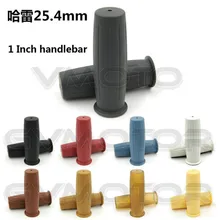 Для Harley цвета доступны резиновые ручки мотоцикла барные ручки Универсальный мотоцикл части ретро-баррель Руль Ручка