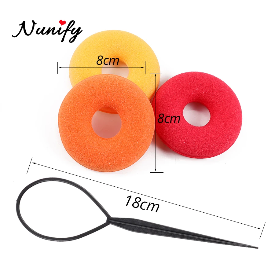Chignon Magique Hair Bun Accessories Donut Hair Hairstyle Tools Black Brown Red Yellow French Hair Braiding Toll Roller Hook