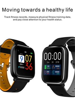 

Business Style Design Q58S Smart Watch Full Touch Screen Fitness Activity Tracker SmartWatch Blood Pressure Heart Rate Monitor