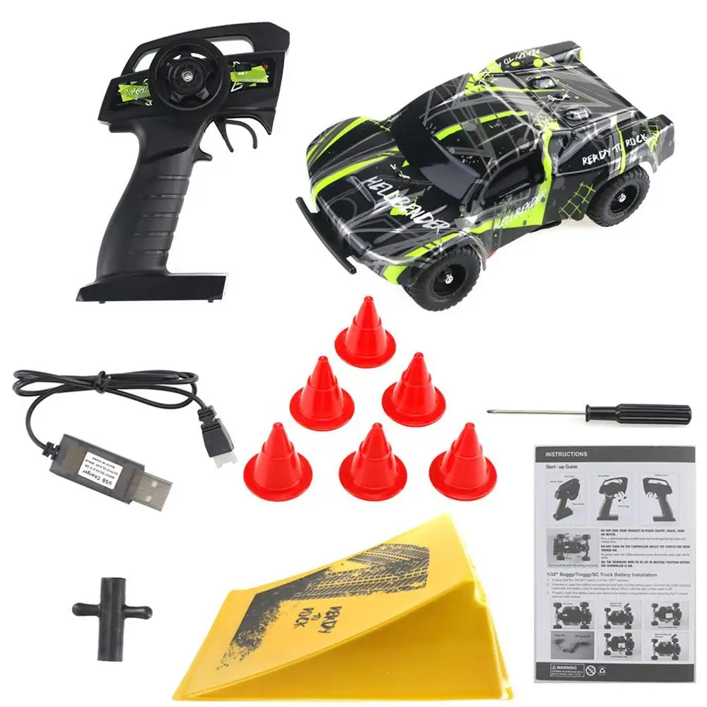 RC Car 1/32 12km/h High Speed Shock Absorber 2.4GHz Racing Crawler Children Remote Control Racing Car 