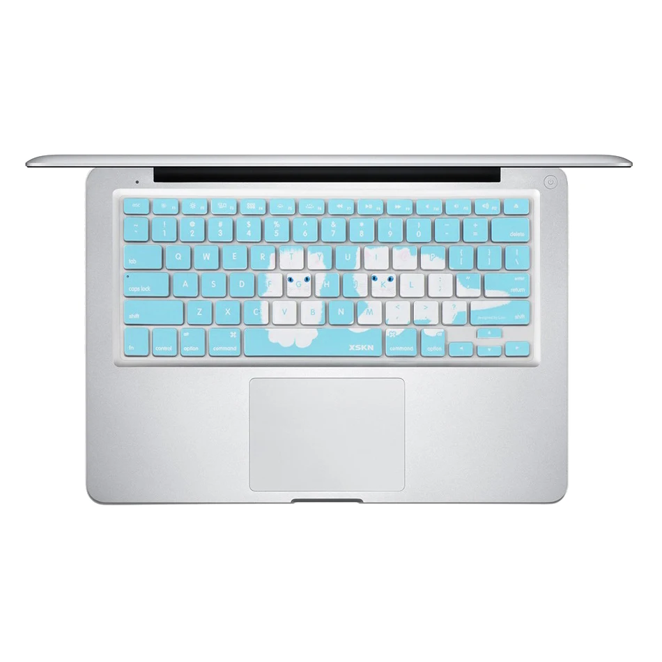 XSKN знакомства Cat Дизайн Красочные Силиконовый чехол для Macbook Pro 13, 15 дюймов, беспроводная клавиатура, США акции для США