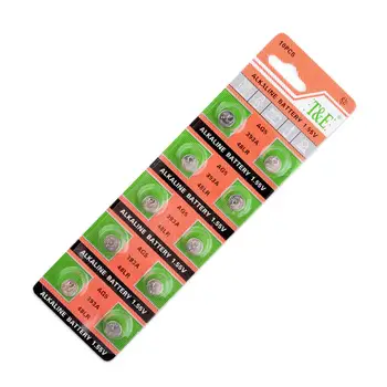 

YCDC 10pcs 1.55V AG5 393A LR48 LR754 15 193 D309 393 Button Cell Coin Batteries Calculator Toy Medical Device Digital Bateria