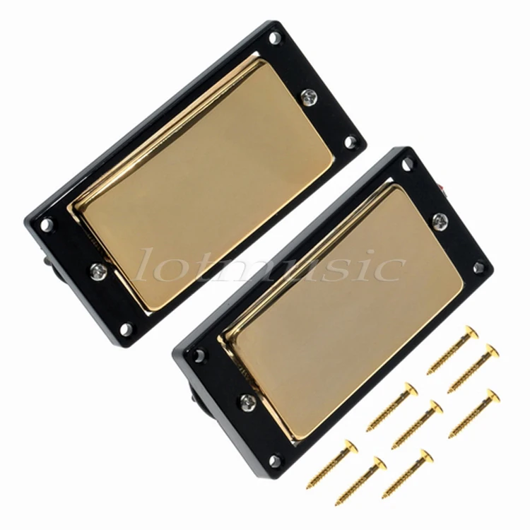 Электрогитара Belcat Humbucker Humbucking набор с шеей для мостов Alnico золотая черная двойная