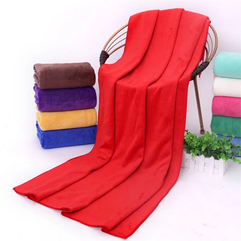 17 Colors Microfiber Fabric Bath Towel 140*70CM 310g Beach Towel Supersoft Plain Gym Fast Drying Cloth Towels Bathroom For Adult 17 Colors Microfiber Fabric Bath Towel 140*70CM 310g Beach Towel Supersoft Plain Gym Fast Drying Cloth Towels Bathroom For Adult