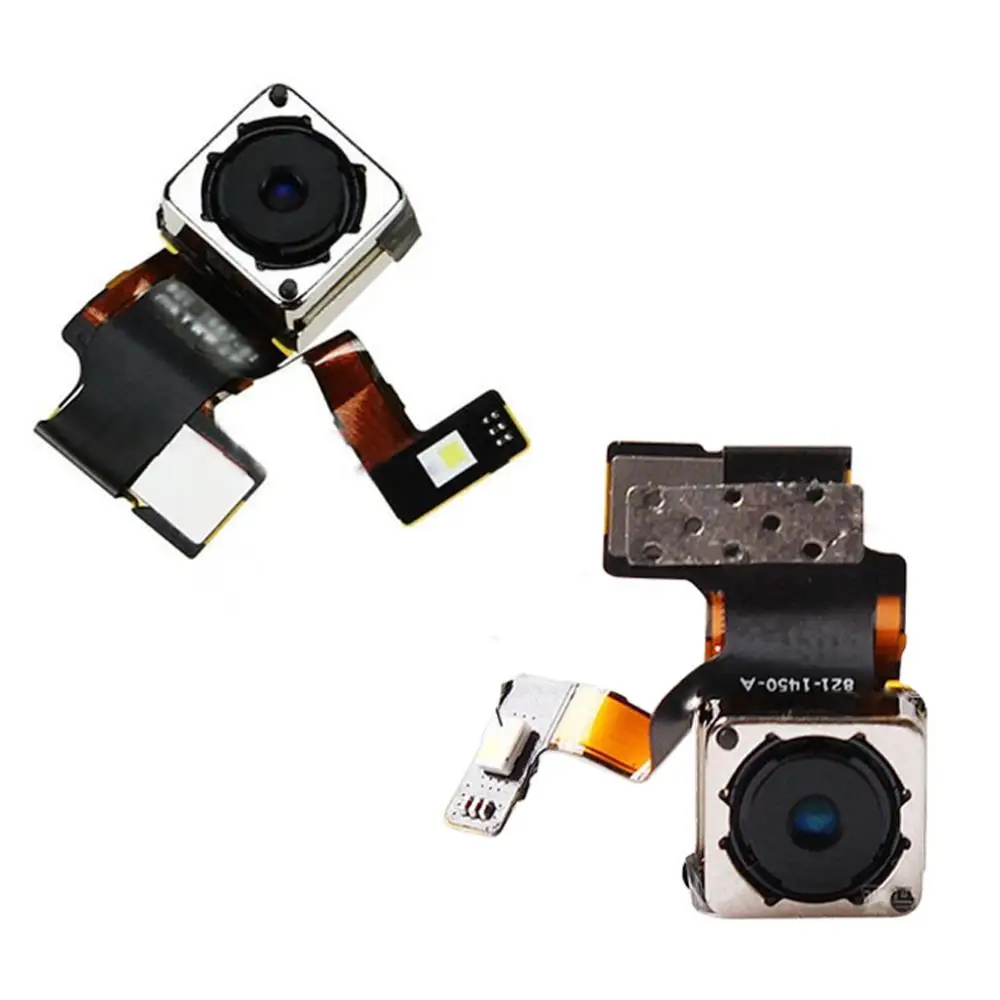 Портативный мобильный телефон задняя камера большая задняя камера Модуль гибкий кабель Замена со вспышкой для Apple iPhone 5 5G Автофокус
