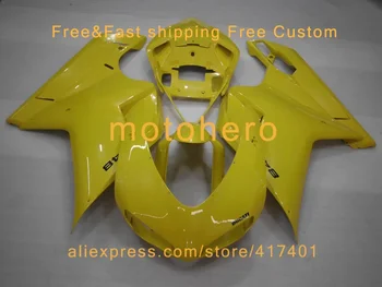 

Injection mold Fairing KIT for DUCATI 848 1098 1198 08 09 Ducati ducati 1098 2008 2009 Yellow Fairings set