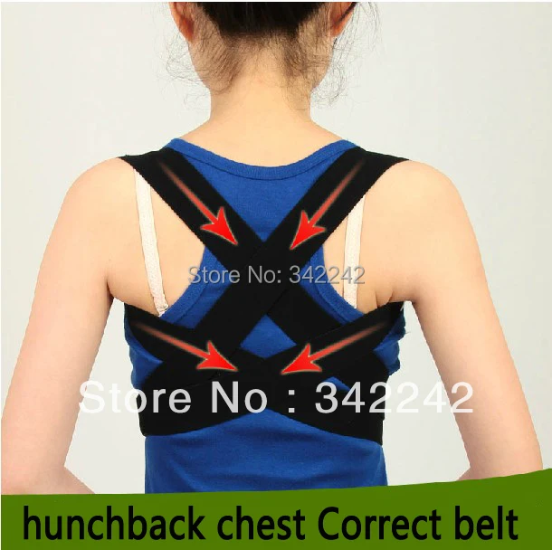 

Free shipping Spine adult child posture belt orthotast,Enlarge bosom straps lumbar support Shoulder correction with