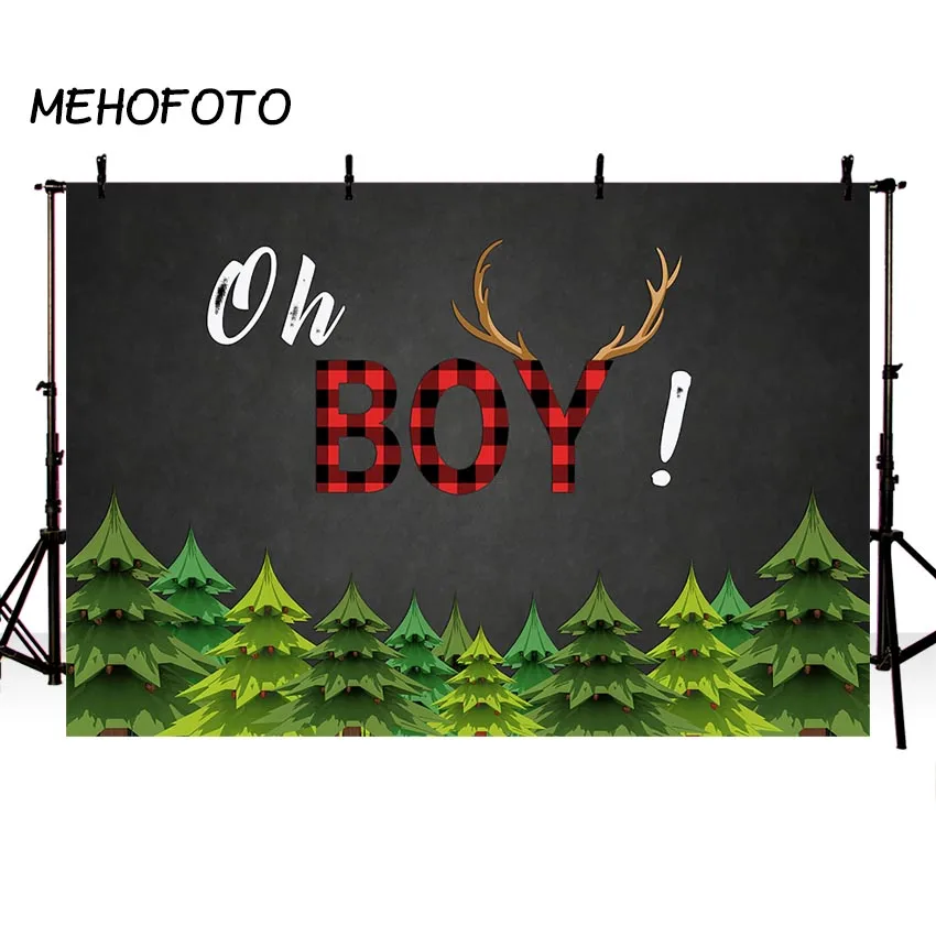 Фон для фотосъемки MEHOFOTO Lumberjack Baby Shower клетчатый деревенский фон в деревенском