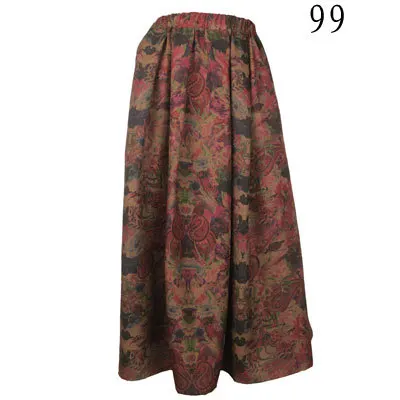 Винтажная водолазка из шелка тутового шелкопряда, шелкопряда, шелковая юбка, шелковая и сатиновая меланомаса, пышная юбка - Цвет: 99