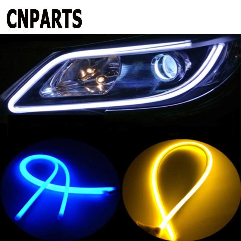 CNPARTS 60 см дневные ходовые огни Гибкие светодиодные Светодиодный светильник лампа