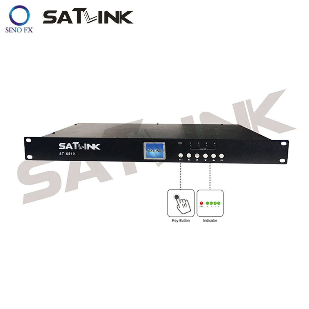 Satlink ST-6510 4 канала DVB-T модулятор HD 1080 P MPEG4 1 частота до 4 каналов лучше, чем Satlink WS-7990