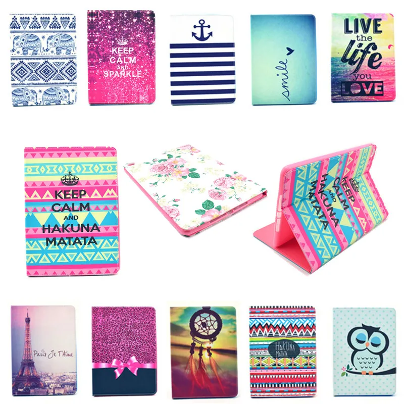 Flip case For iPad Apple Mini 4 Cover Case Smart Wallet Silicone Stand