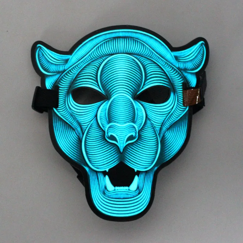 

1 pcs Led Mask for Night Club Voice Control Dali Mask casa de papel mask Masquerade Holloween Mask Fluorescent Star Ball Show