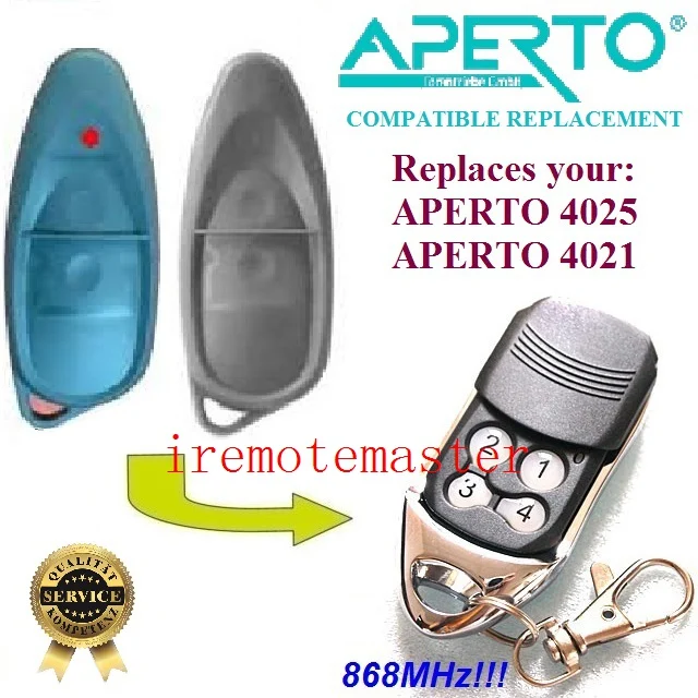 

SOMMER 4025,SOMMER 4025 BLUE replacement remote duplicator 868MHZ