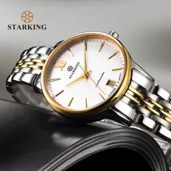 STARKING часы для женщин модные часы 2018 нержавеющая сталь автоматические механические наручные часы Элегантные женские золотые женские часы